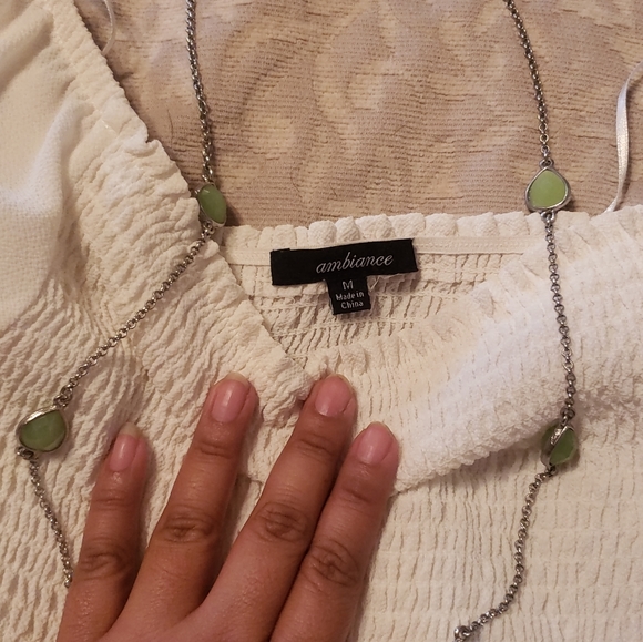 Peasant Top, white - Picture 3 of 3